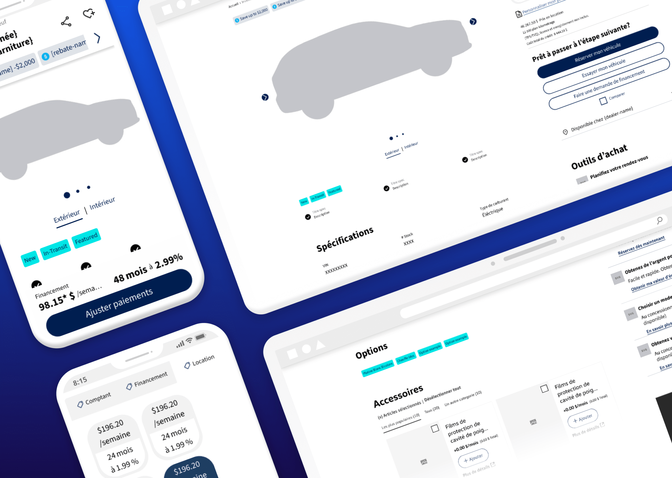 Vehicle Detail Page Showroom Redesign