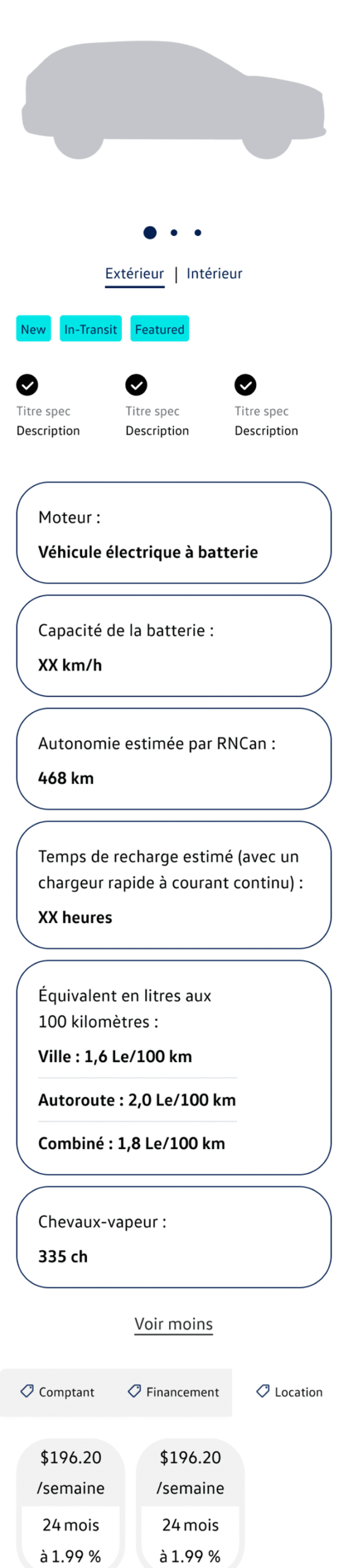 VDP EV Info Mobile Grid Open