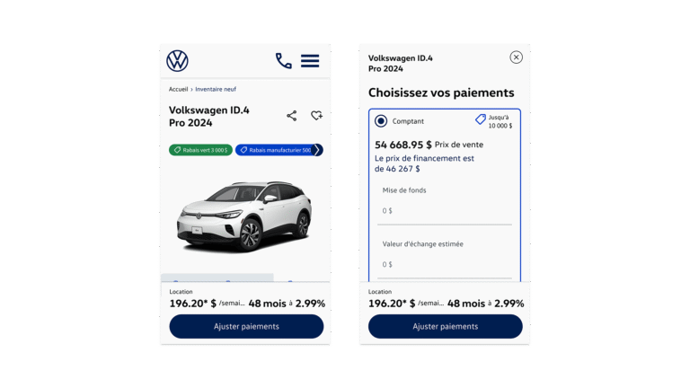 Vehicle Detail and Calculator